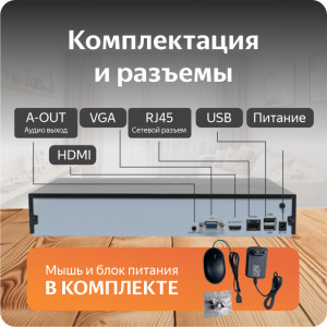 IP-видеорегистратор Optimus NVR-5101_V.1