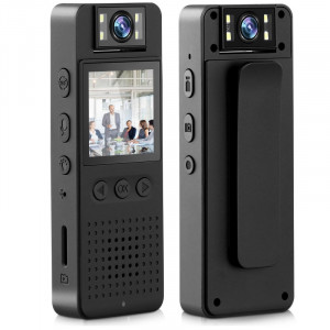 Нательная видеокамера-рекордер BodyCam CS06 1080P HD, Wi-Fi, 1400 mAh (5ч. работы) с поддержкой SD до 256G