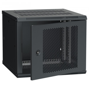 ITK Шкаф LINEA W 9U 600x450 мм дверь перфорированная, RAL9005