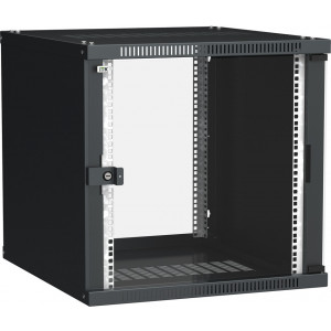 ITK Шкаф LINEA WE 12U 550x350мм дверь стекло черный