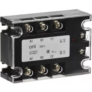 Реле твердотельное OSS-1 60А 380В AC 3-32В DC ONI