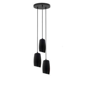 Люстра VENUS-3 подвесная, черный, GU10 LEDAR