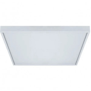 Светильник светодиодный панельный ДВО 100W 6500K 595х595х30мм IP44 со встроенным драйвером, накладной/подвесной, алюминиевая рамка, белый LEDAR