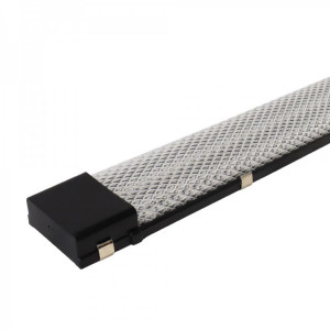 Светильник светодиодный линейный APEX 80W 6500K 1200мм со встроенным драйвером, призма, черный LEDAR