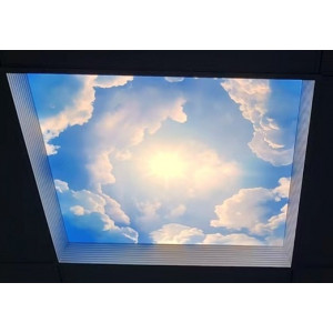 Светильник светодиодный панельный ДВО 60W ОБЛАКО 6500K 595х595 со встроенным драйвером, встраиваемый, алюминиевая рамка, белый LEDAR