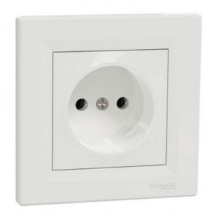 Розетка без заземления,16 А, в сборе винтовой, белый /EPH3000121/