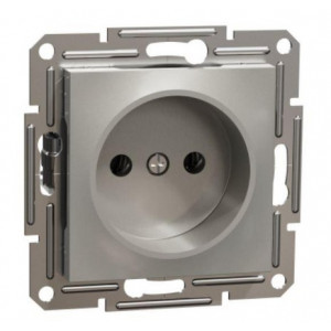 Розетка без заземления, бронза /EPH3000169/