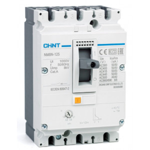 Авт. выкл. NM8N-125C TM 3P 100А 36кА с рег. термомаг. расцепителем (R)