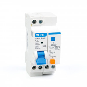 Диф. автомат NXBLE-40 1P+N 10А, х-ка C 30мА, электронный тип AС, х-ка C, 4.5кА (R)