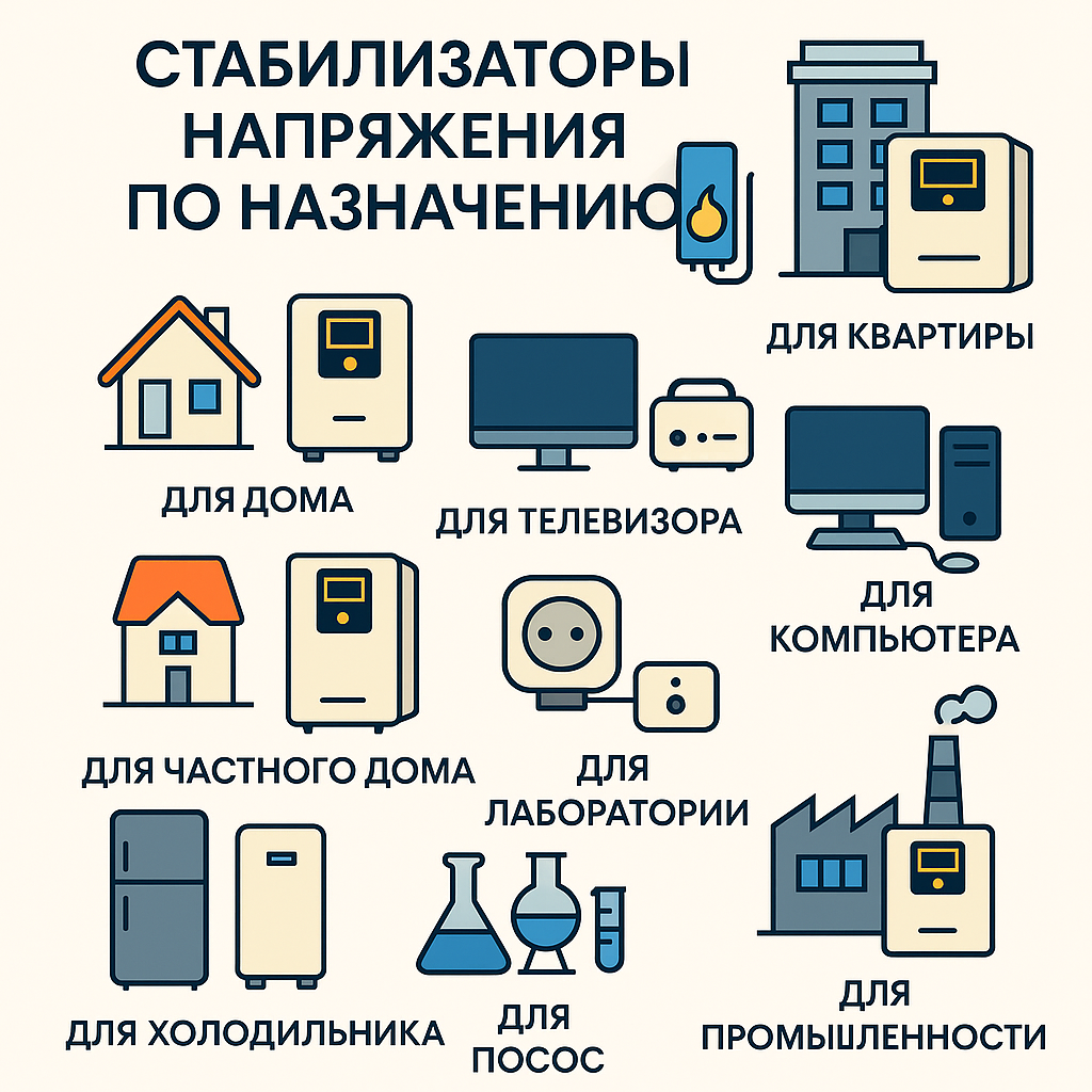  Стабилизаторы по назначению